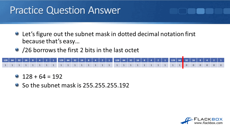 Practice Question Answer 1