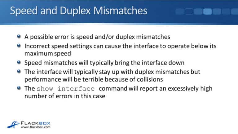 Cisco Basic Layer 1 and 2 Troubleshooting - FlackBox