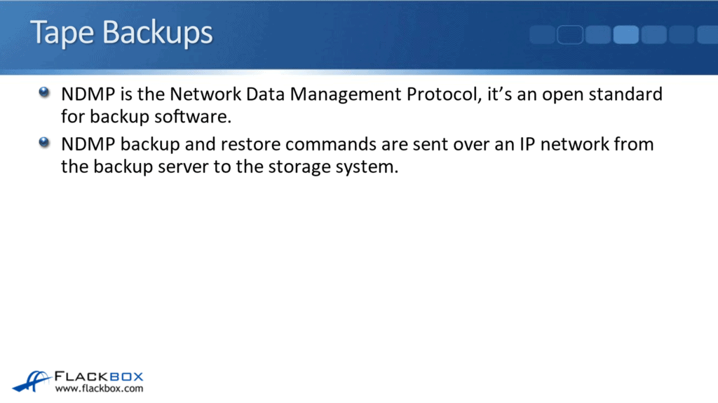 NetApp Tape Backups FlackBox