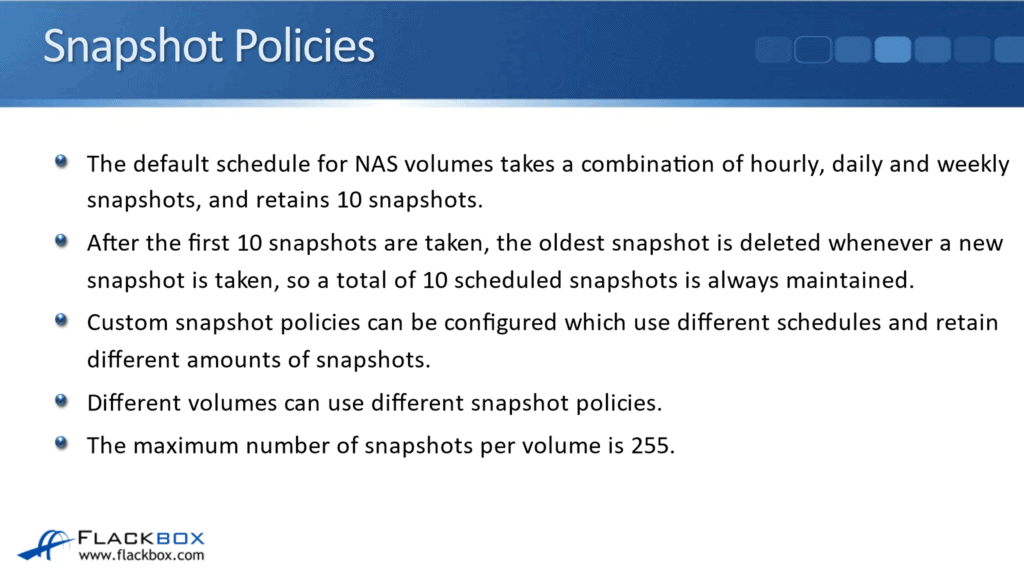 NetApp Snapshot Schedules FlackBox