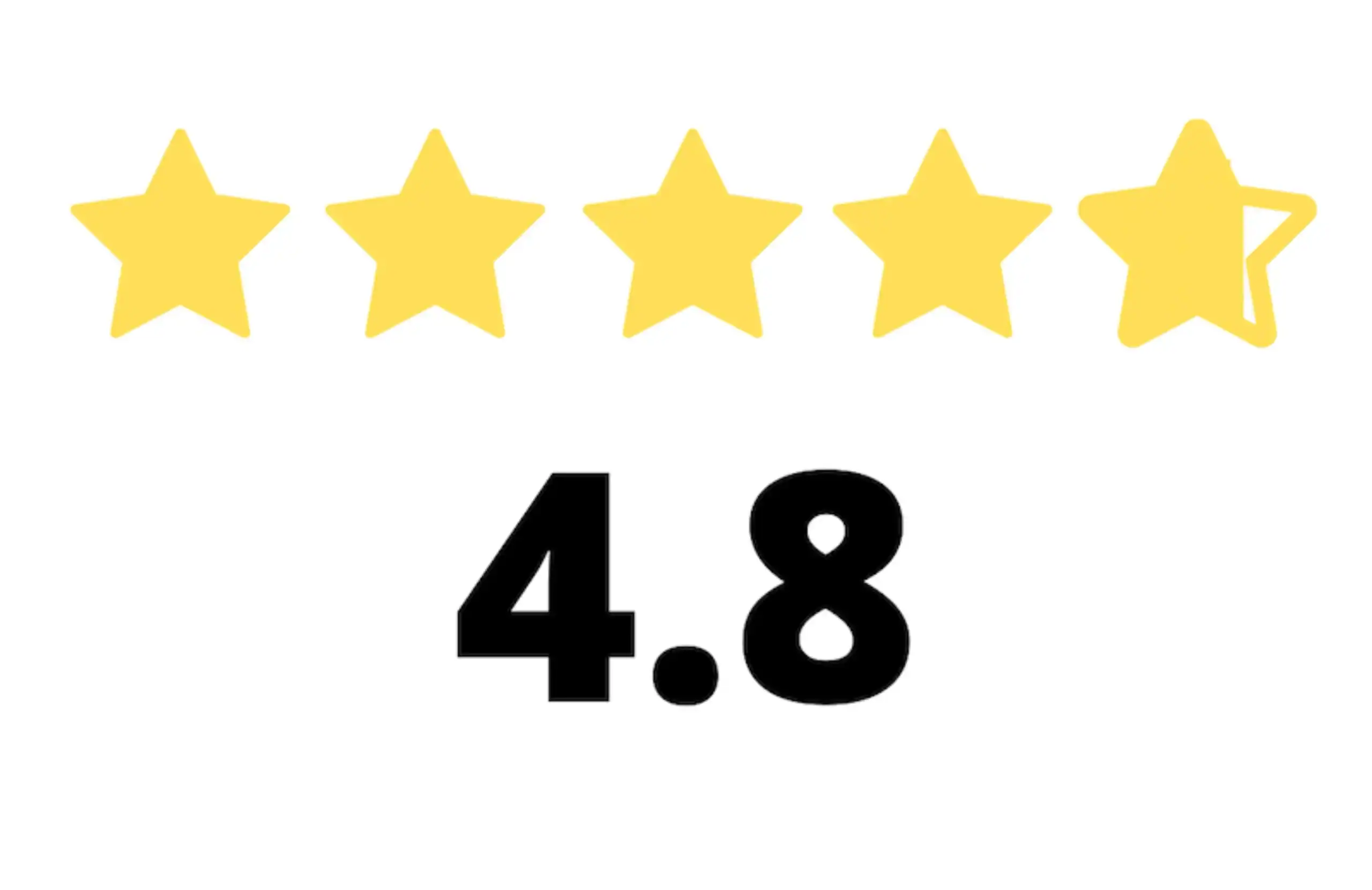 4.8 Star Rating