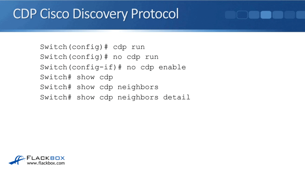 Cisco CDP and LLDP - FlackBox