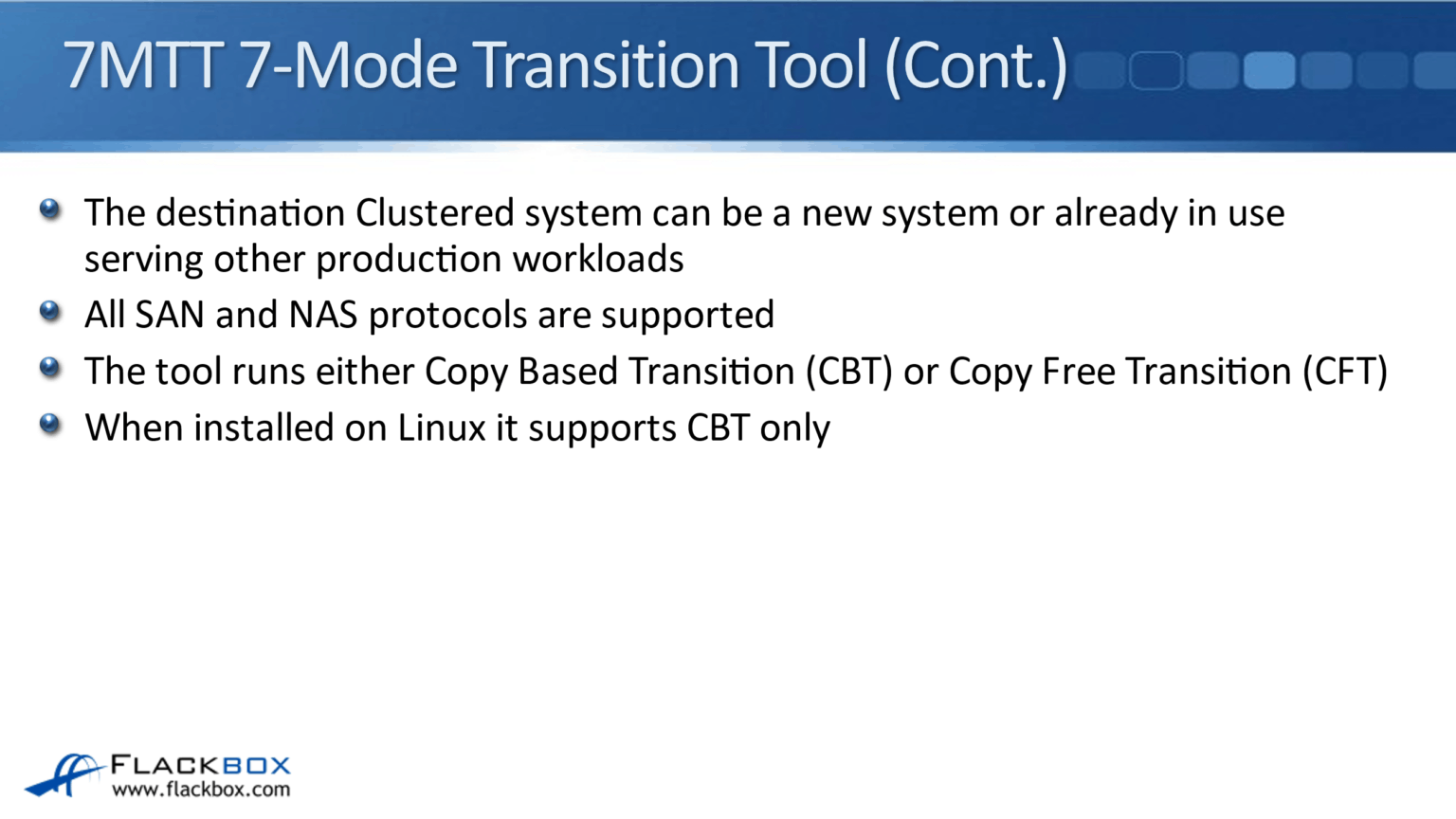 NetApp 7Mode Migration FlackBox