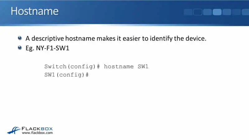 Cisco Basic Router and Switch Configuration - Hostname