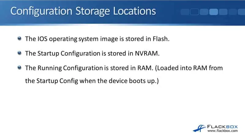 Configuration Storage Locations