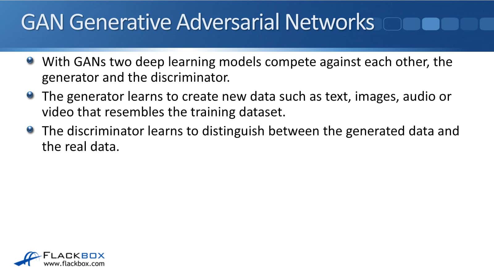 GAN Generative Adversarial Networks