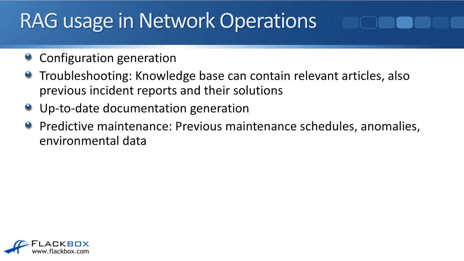 RAG Usage in Network Operations
