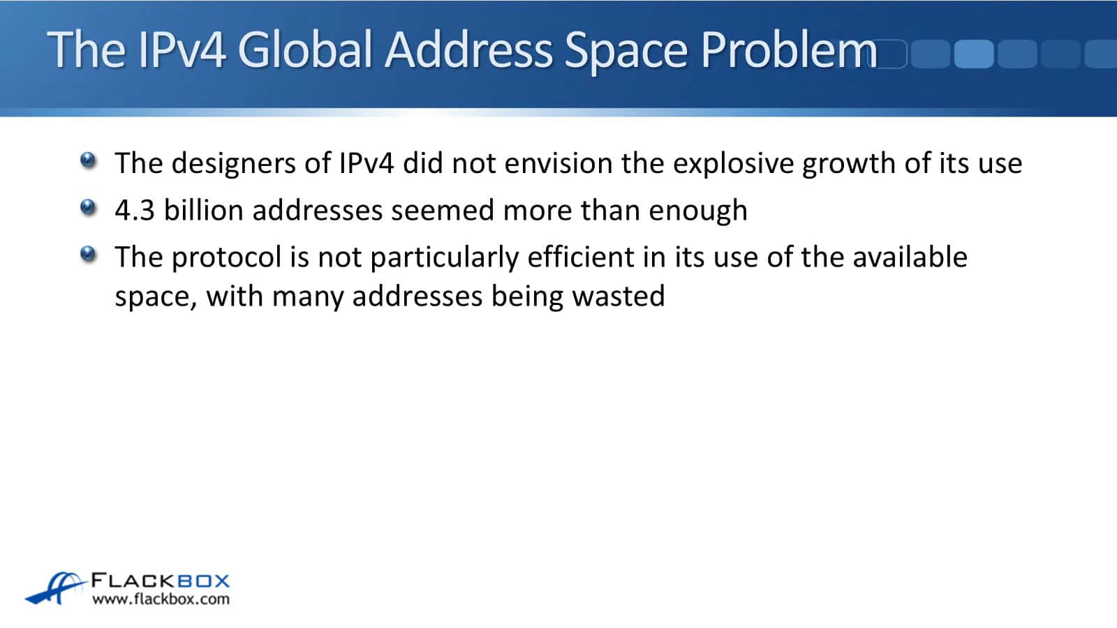 The IPv4 Global Address Space Problem