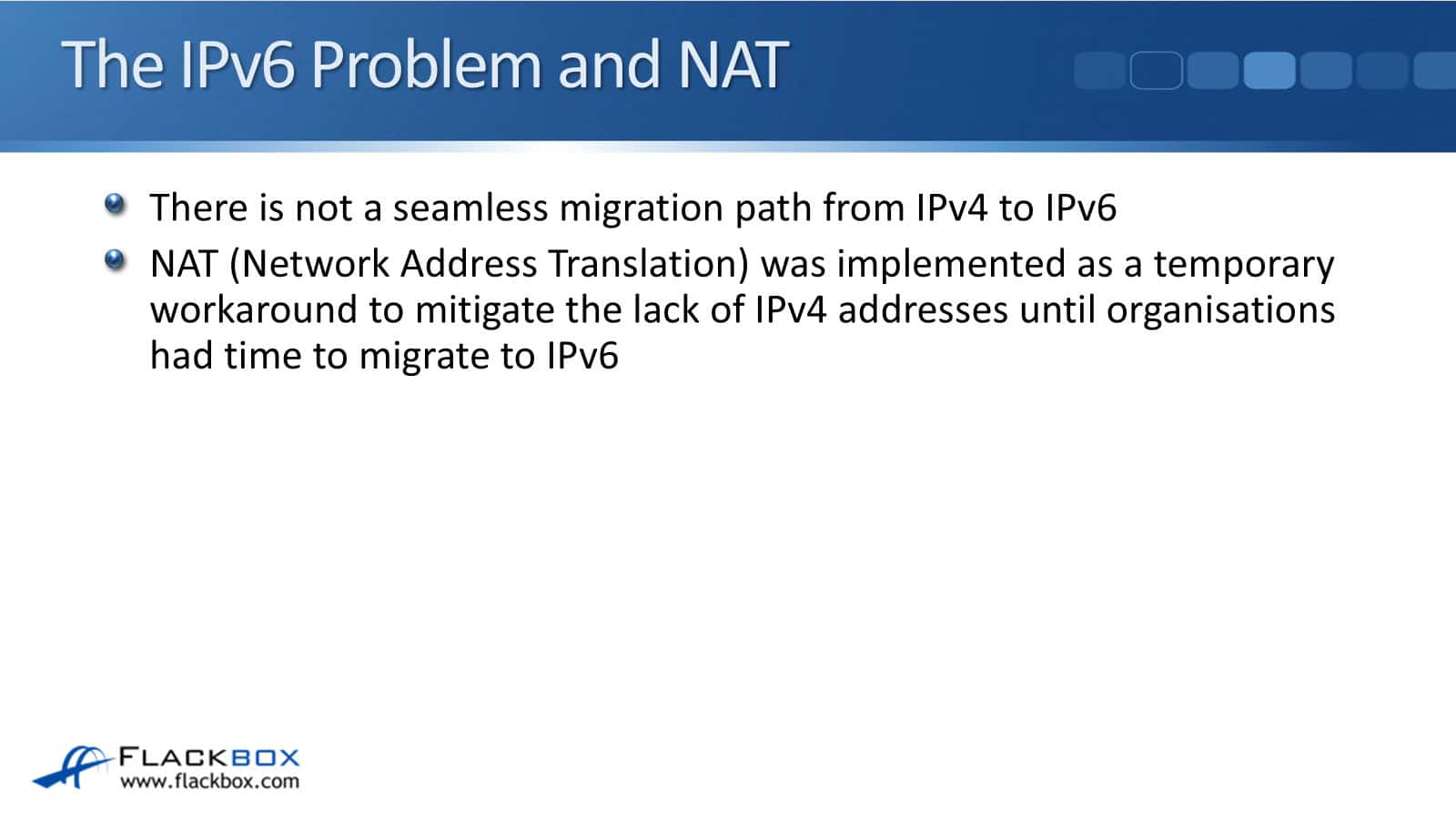 The IPv6 Problem and NAT