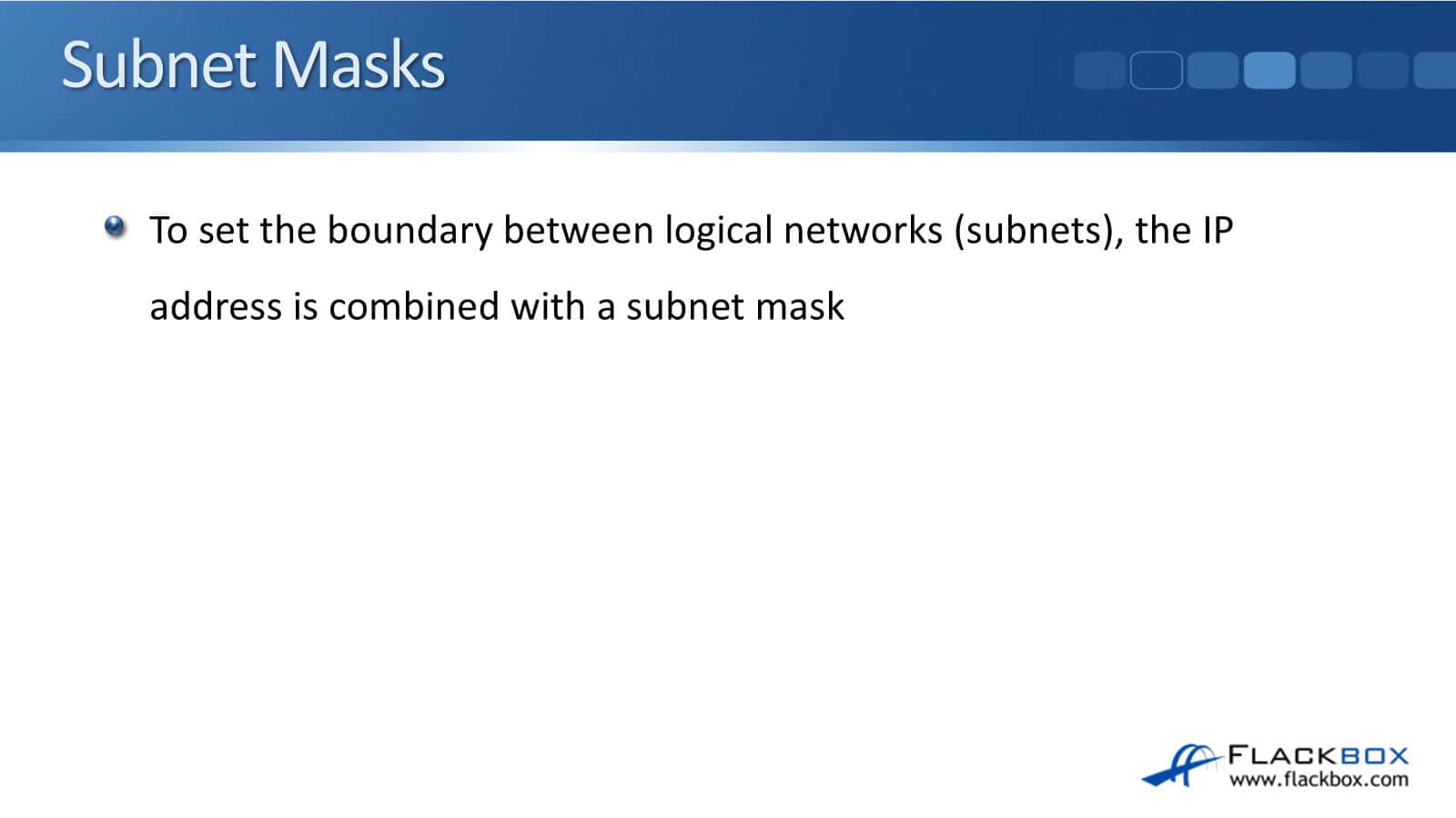 Subnet Masks