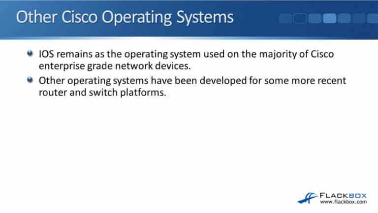 Cisco Operating Systems - FlackBox