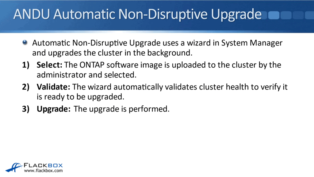 Netapp Ontap Upgrades Flackbox