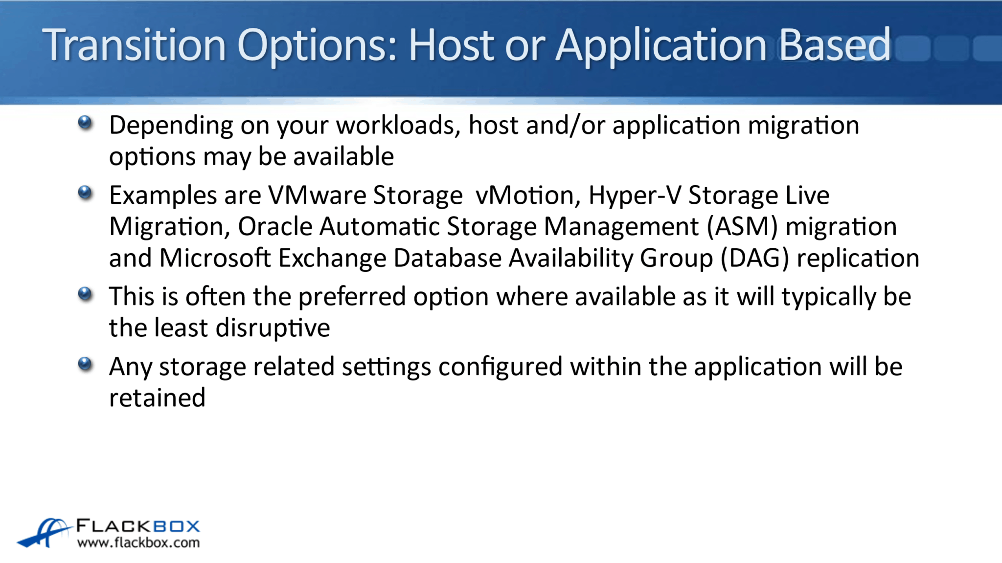NetApp 7Mode Migration FlackBox