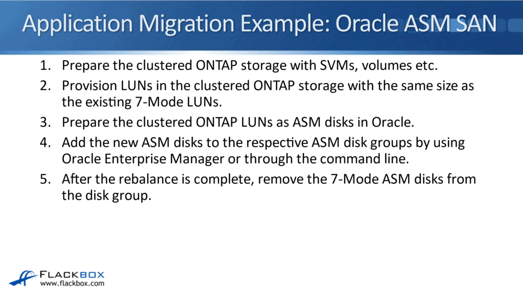 NetApp 7Mode Migration FlackBox